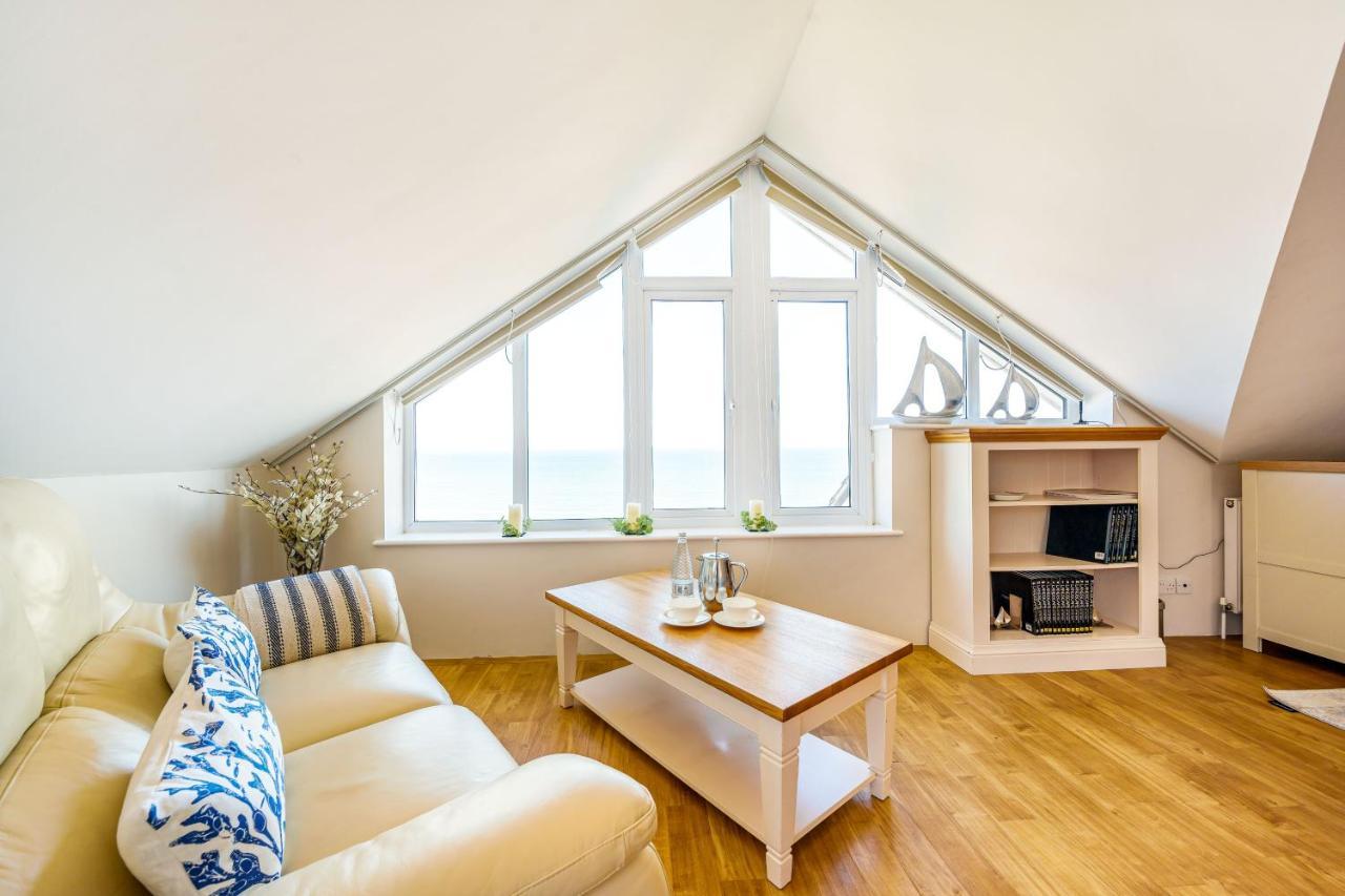 Carbis Bay - Luxury 3 Bed Penthouse Apartment With Sea Views Parking Sauna Balcony Exterior foto