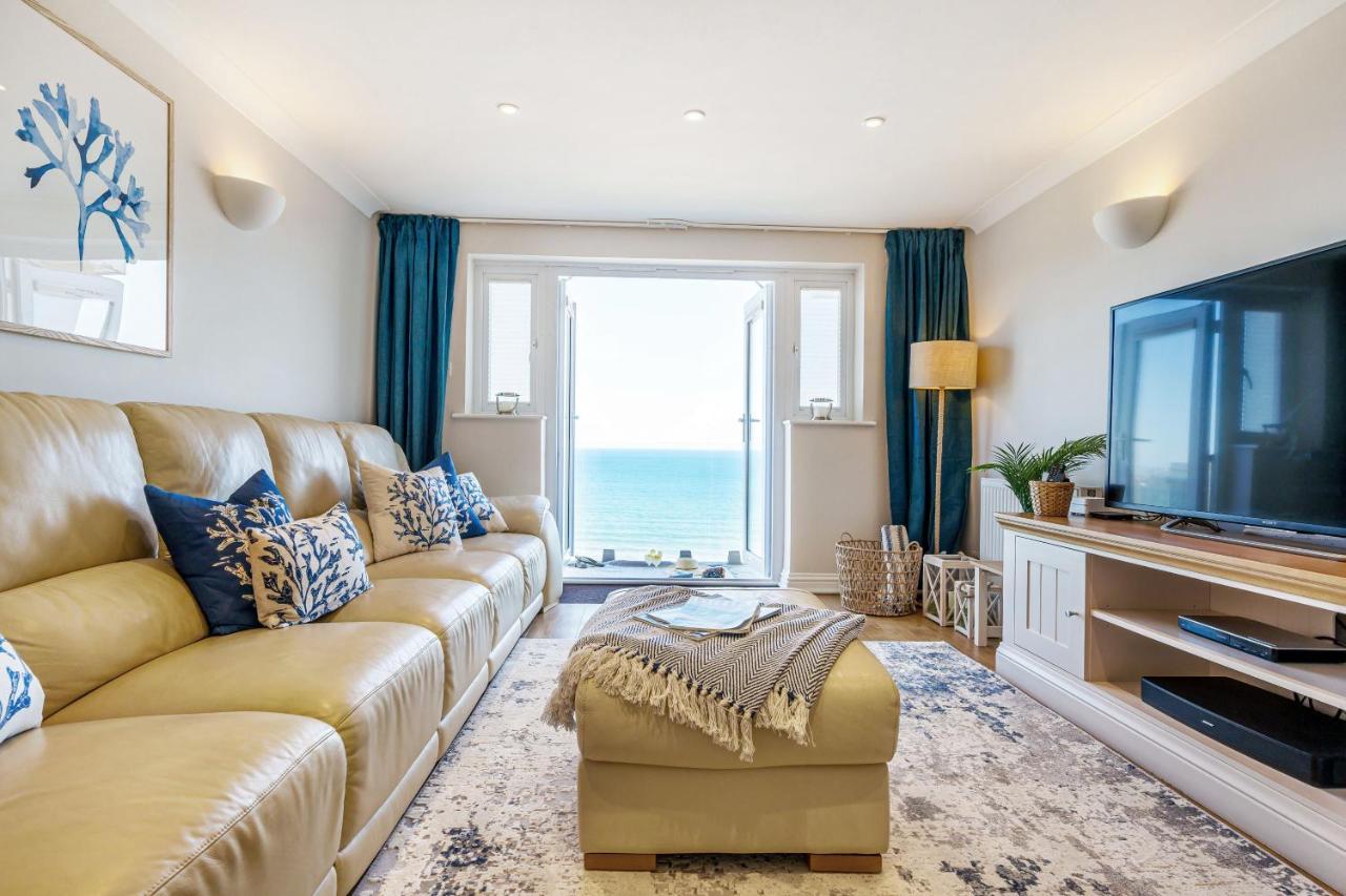 Carbis Bay - Luxury 3 Bed Penthouse Apartment With Sea Views Parking Sauna Balcony Exterior foto