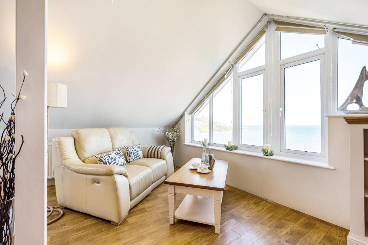 Carbis Bay - Luxury 3 Bed Penthouse Apartment With Sea Views Parking Sauna Balcony Exterior foto