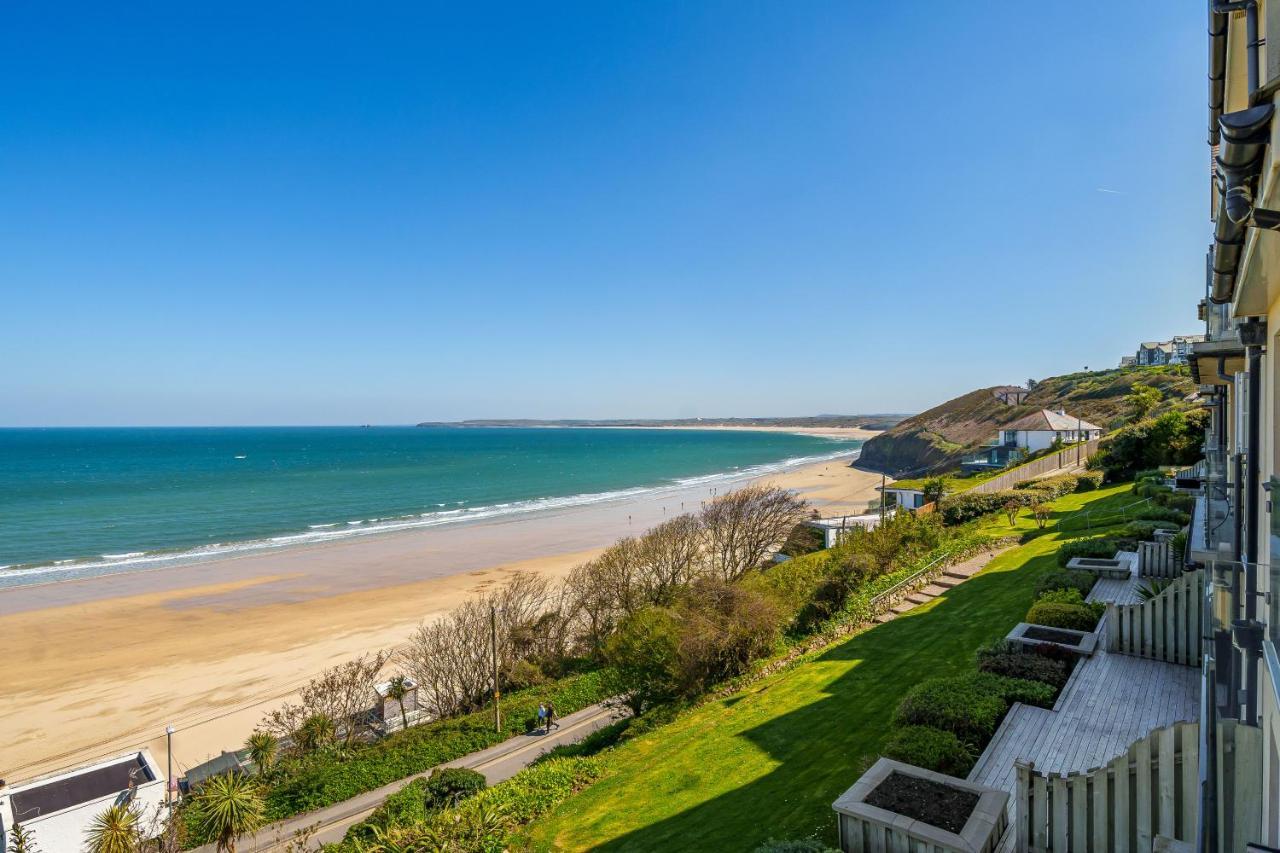 Carbis Bay - Luxury 3 Bed Penthouse Apartment With Sea Views Parking Sauna Balcony Exterior foto