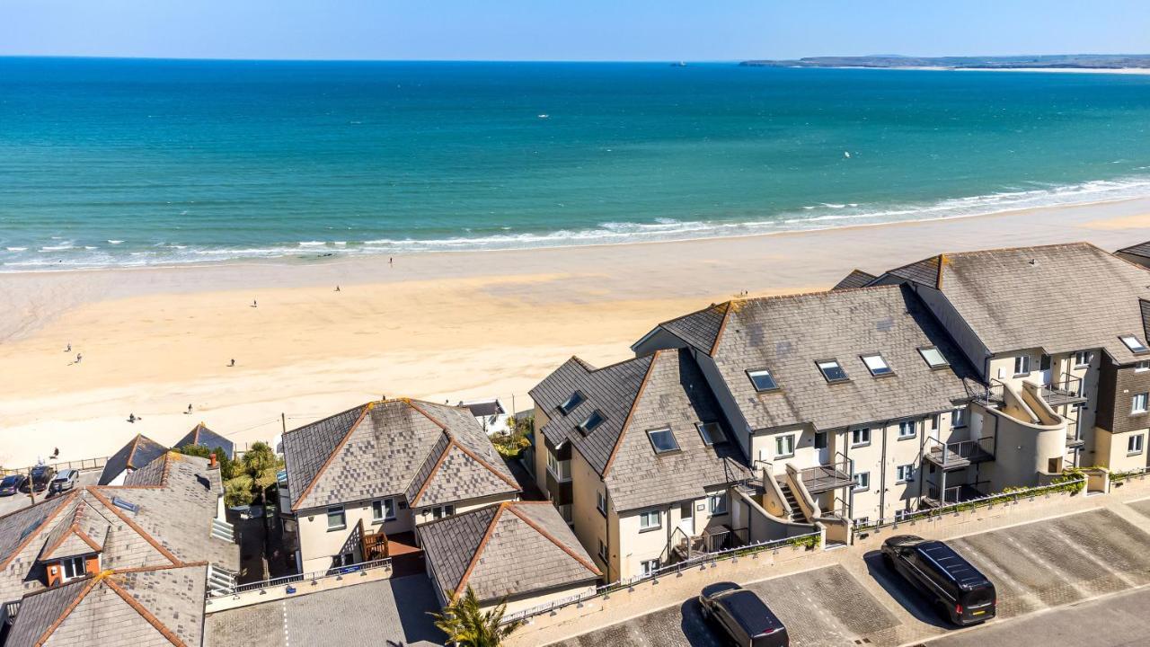 Carbis Bay - Luxury 3 Bed Penthouse Apartment With Sea Views Parking Sauna Balcony Exterior foto