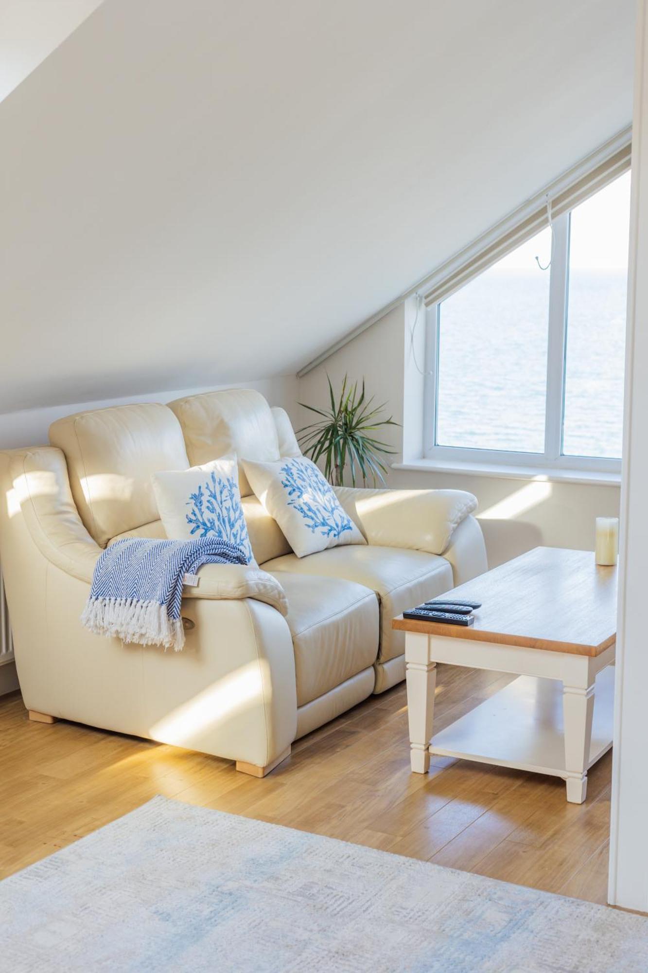 Carbis Bay - Luxury 3 Bed Penthouse Apartment With Sea Views Parking Sauna Balcony Exterior foto